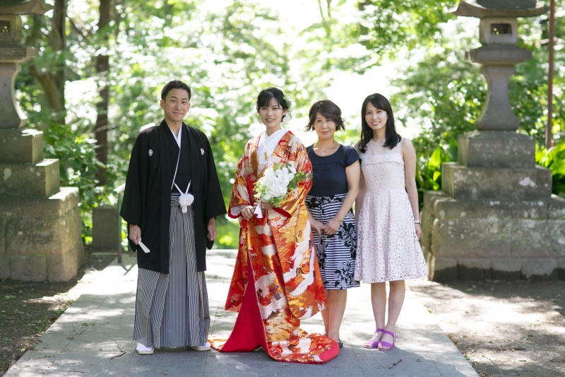 ご家族にも晴れ姿を見て頂けたら嬉しいですね。