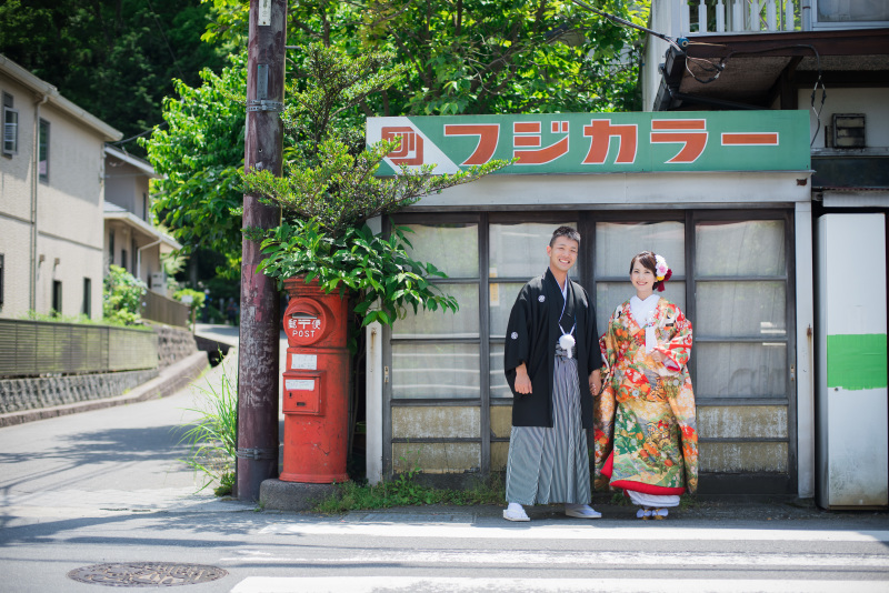 レトロな郵便ポスト