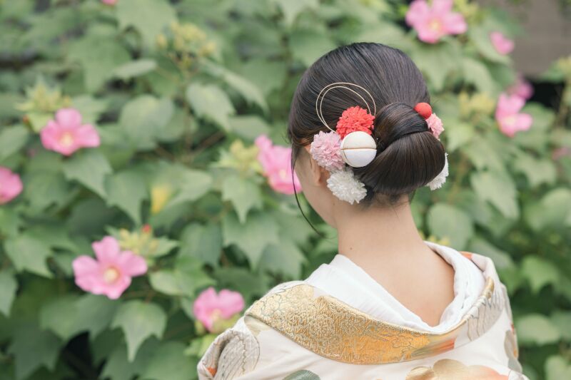 ヘアスタイルも記念に