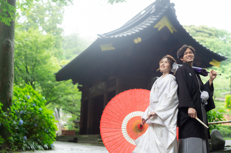 晴れやかな表情で撮影スタート!