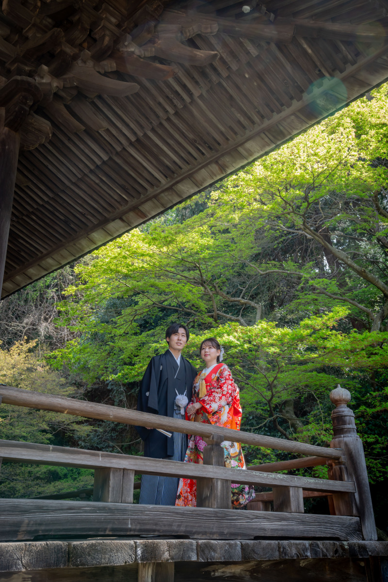 《 妙本寺の回廊 》
