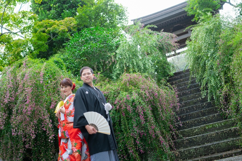萩の花咲く海蔵寺にて。