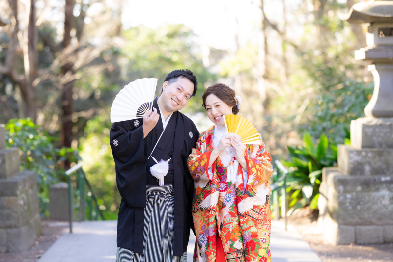 寒さに負けず、素敵なスマイルのお二人です。