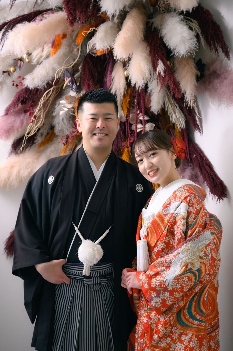 お色直しをして