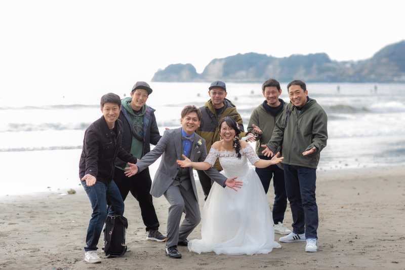 笑顔の源は、ご友人からのエール。