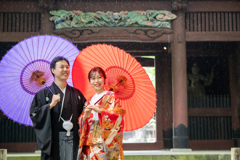 あいにくの雨予報でも…