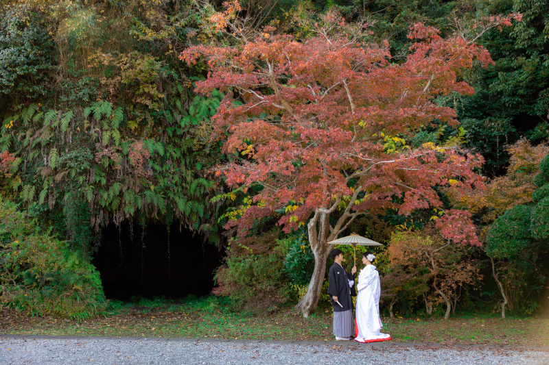 お色直し後は、海蔵寺へ。