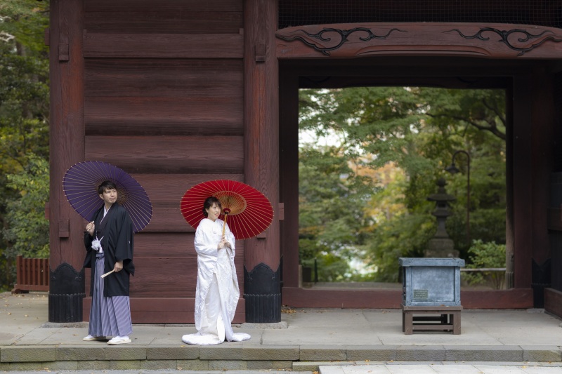 晴れの日でも番傘は大活躍！