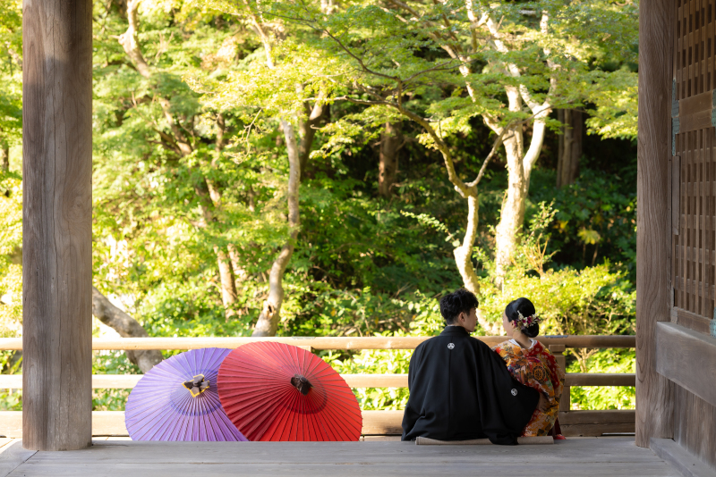 広い回廊での１枚