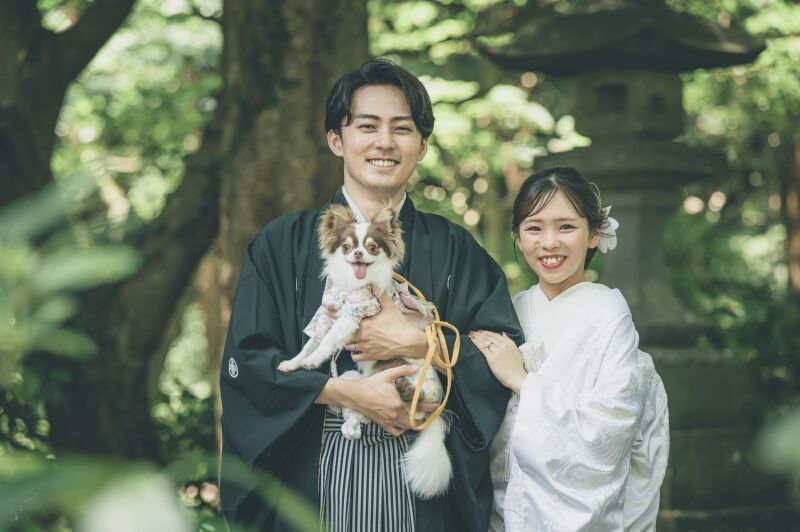 【妙本寺】ペットとの撮影