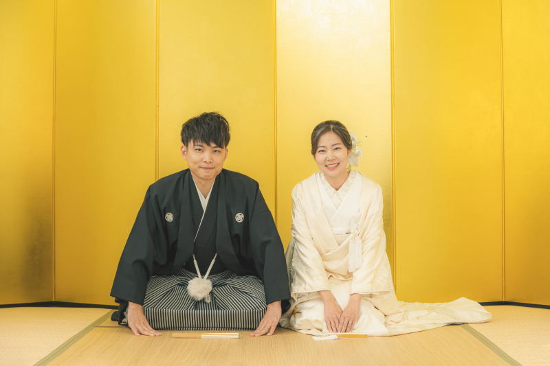 和装とドレス両方で撮影