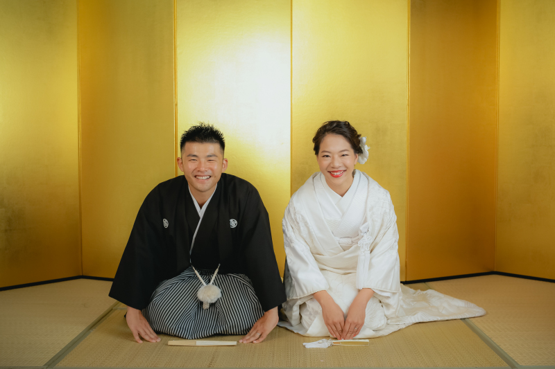 2着目は白無垢にお色直しをして