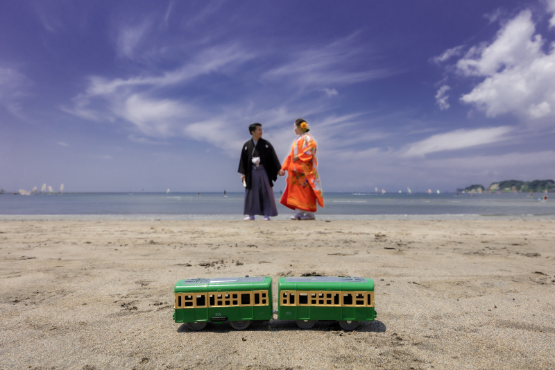 開放感のある浜辺でお散歩。おや…？