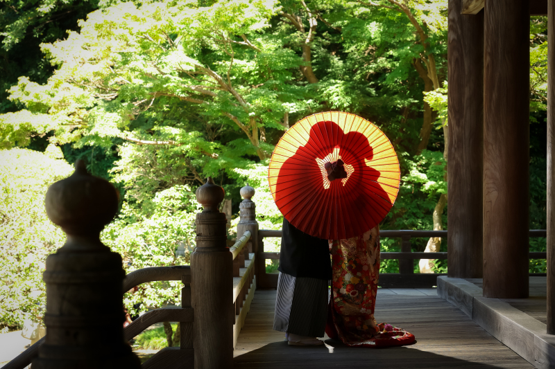 シルエットショット。