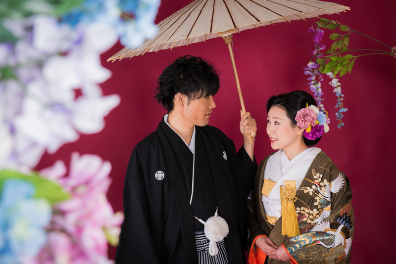 スタジオでの撮影