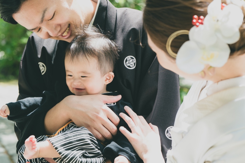 お子様の表情が素敵です♪
