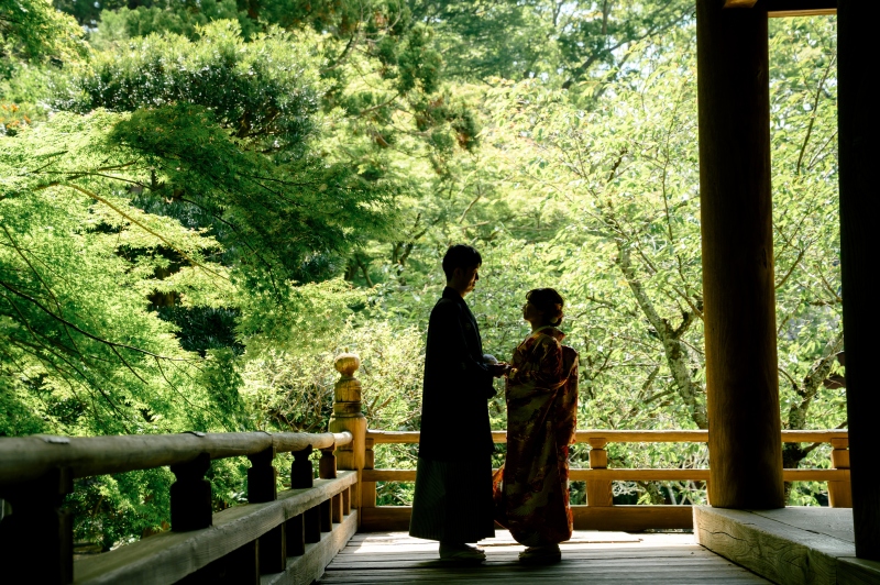 緑が多い寺院です