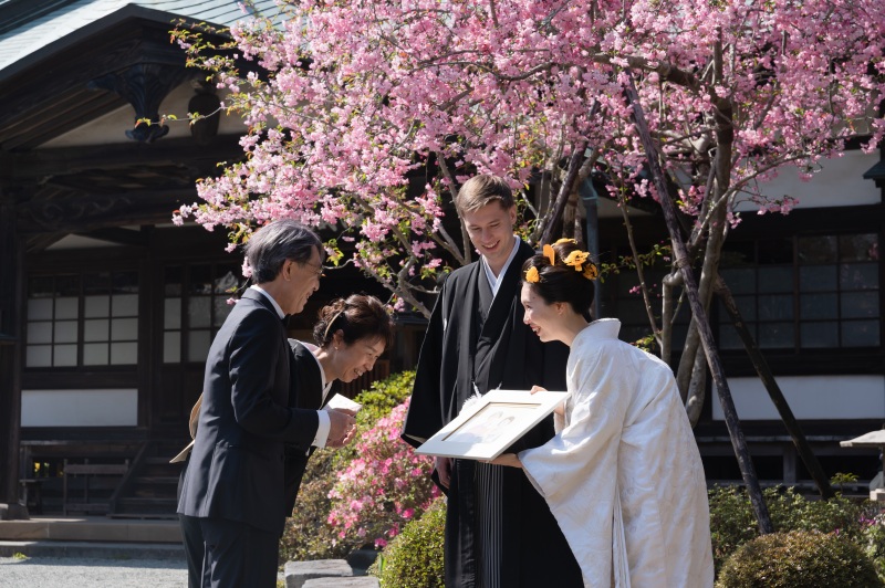 親御様への感謝の気持ちをこめて…。