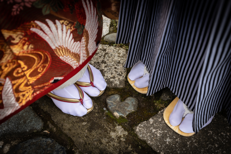 ハート型の石を発見！