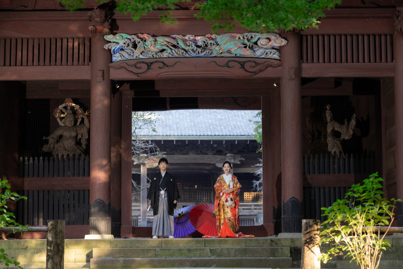 二天門での撮影