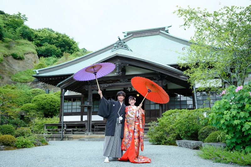 8月の和装壱点プラン　～海蔵寺～