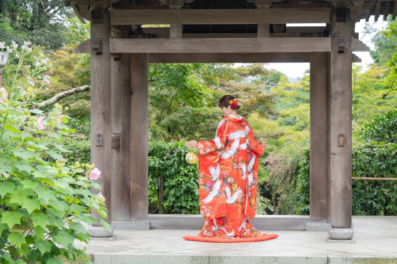 ご新婦様のソロショット。