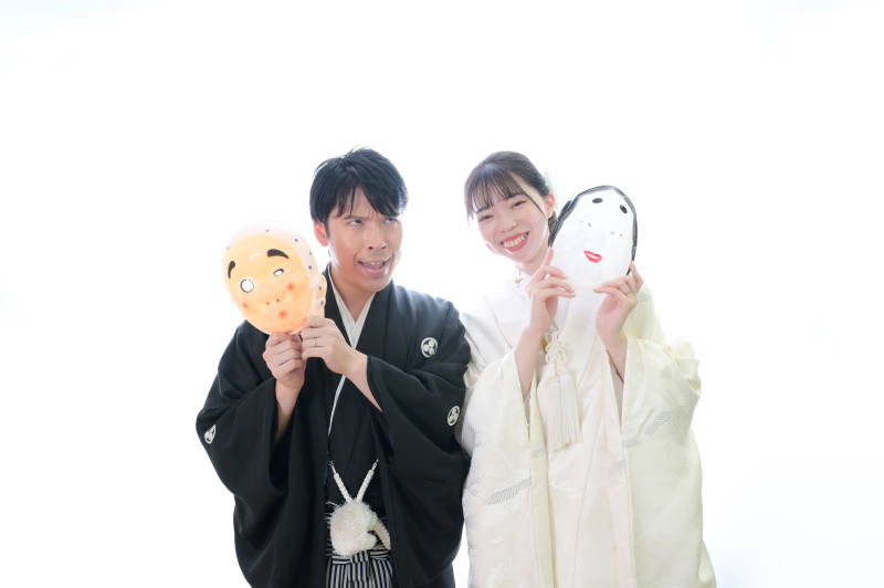 おふざけポーズも、ご希望に応じて。