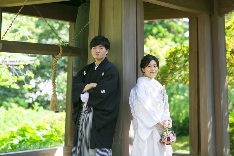 お色直し後は、海蔵寺へ。