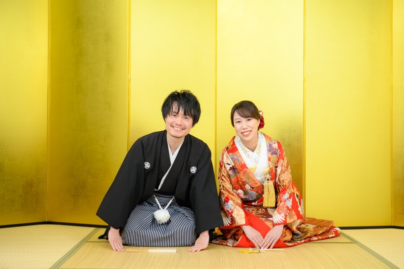 華雅苑マストショットの正座写真♪