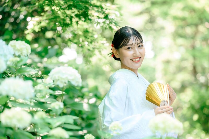 白無垢にチェンジ