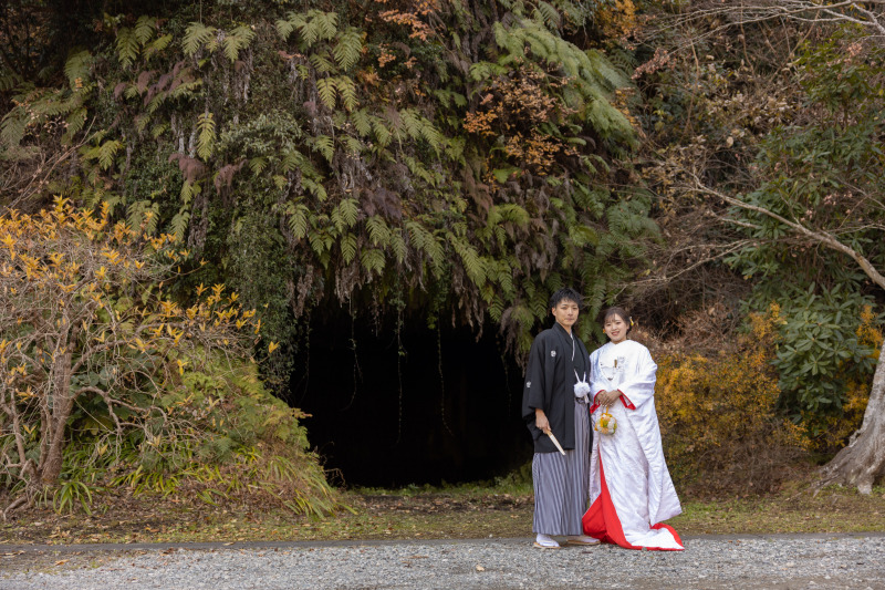 神秘的な雰囲気が漂う場所にて。