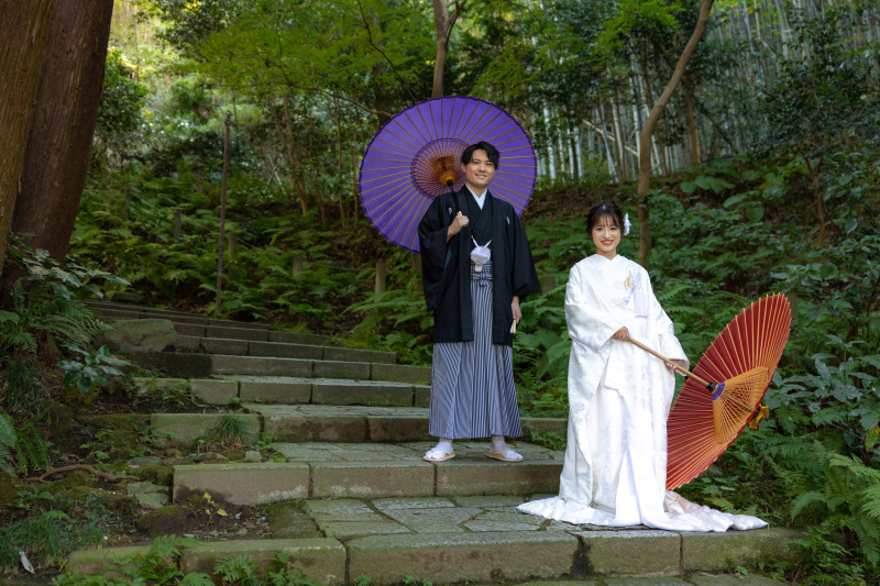 一年中青々としている竹は、縁起物。