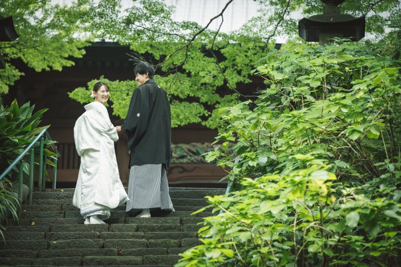 妙本寺での撮影スタート
