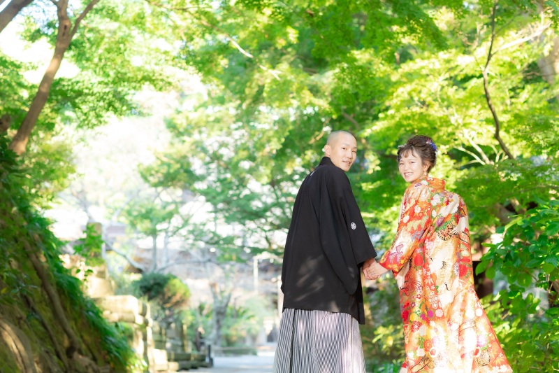 10月の鎌倉は、眩い緑がきれいな季節です。