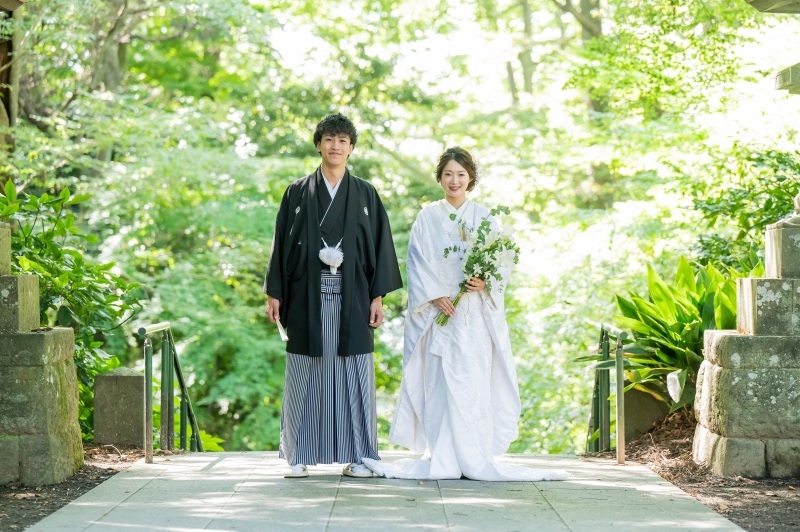 お色直しをして、妙本寺へ。