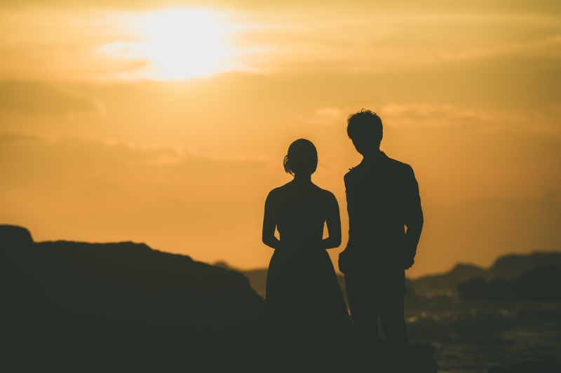 サンセットでの１枚