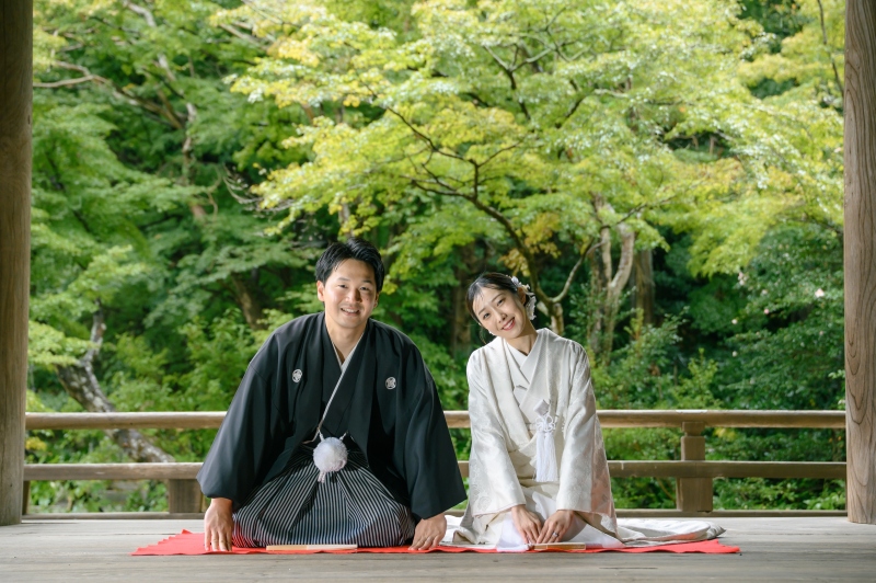 広い回廊での撮影