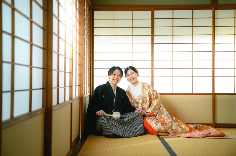 茶室で撮影♪