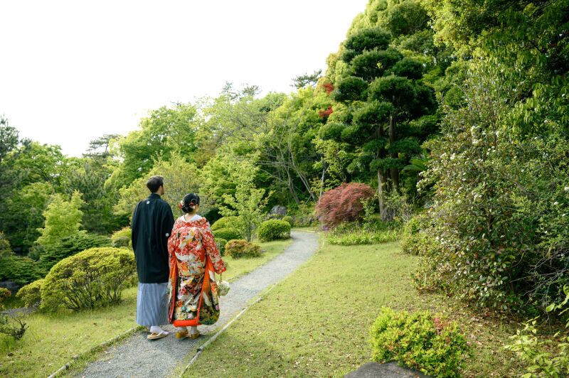 庭園をお散歩