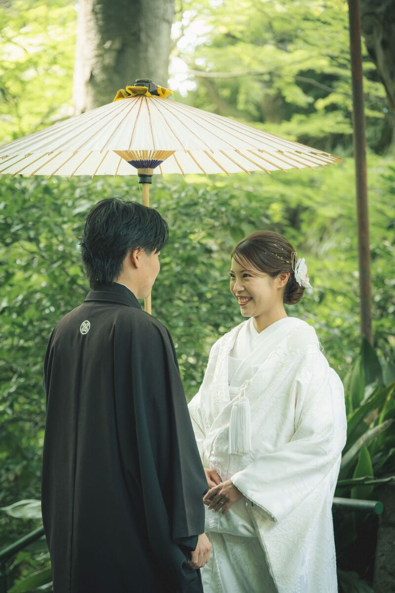 お互い見つめ合って