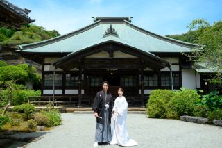 【海蔵寺とスタジオ】夏限定プランの撮影