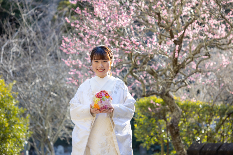 ご新婦様のソロショット。