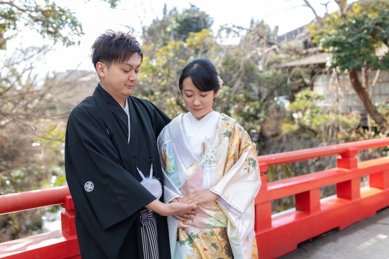 時々は人力車から降りてポージング。