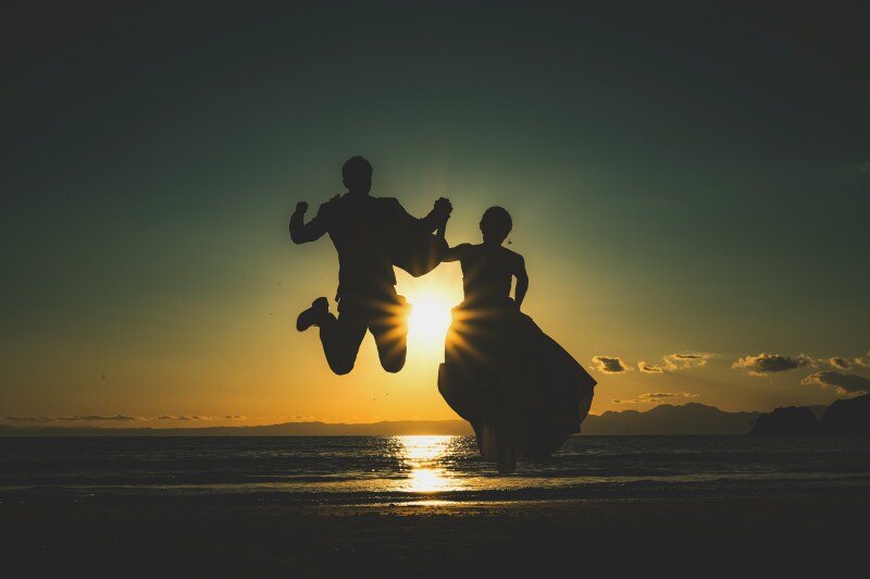 サンセットでの撮影