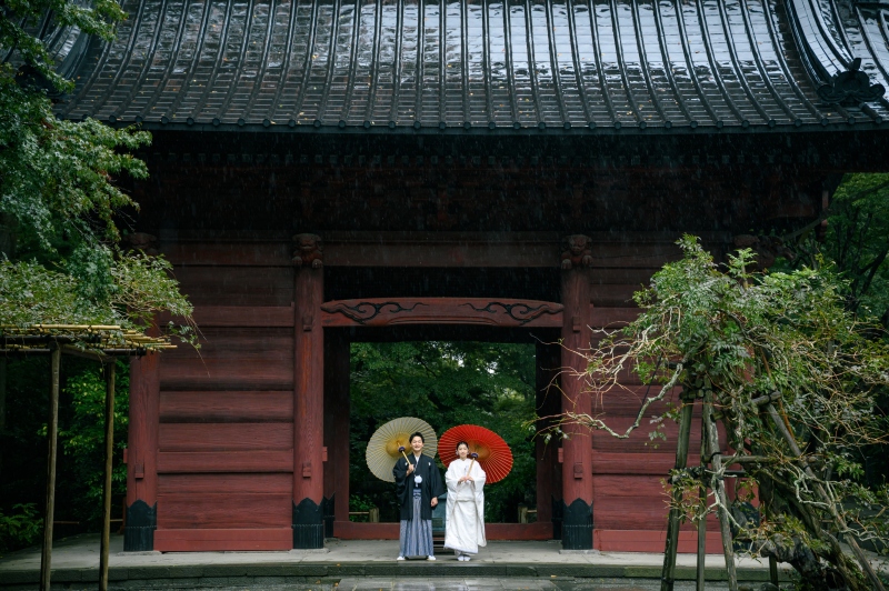 迫力のある二天門