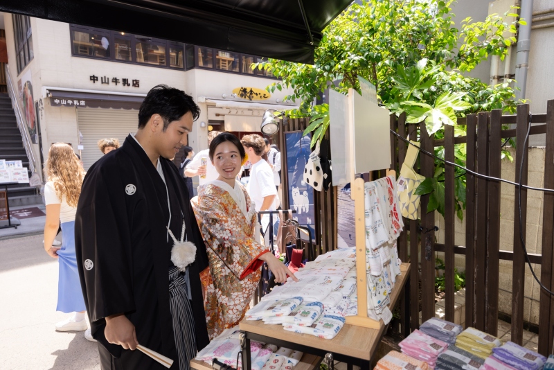 ラフな雰囲気の撮影