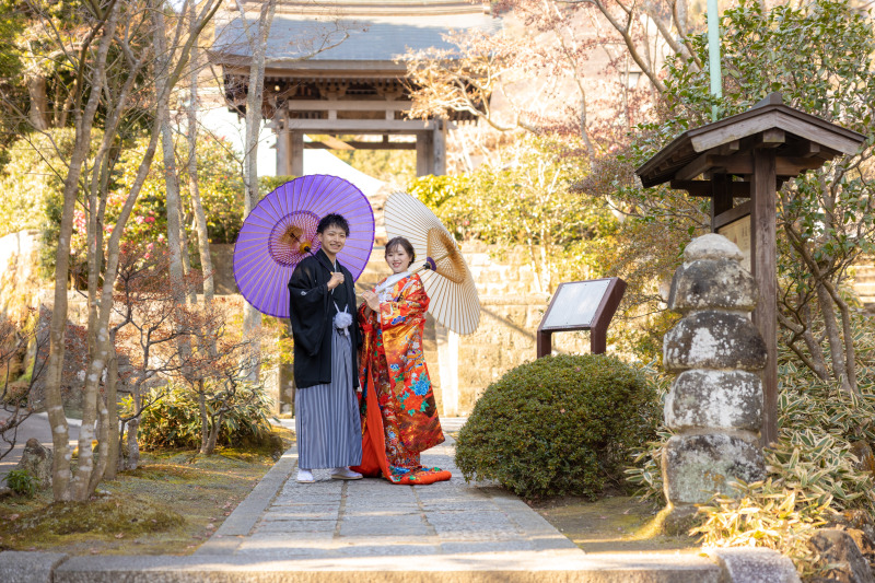 お正月の海蔵寺にて。