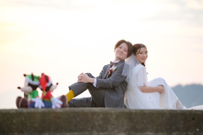 大好きなキャラクターたちと同じポーズで♪