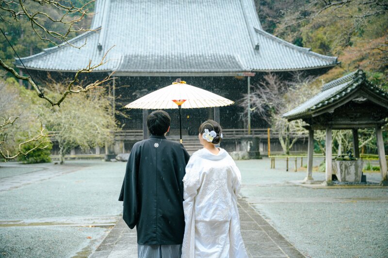 《 雨の中の撮影① 》