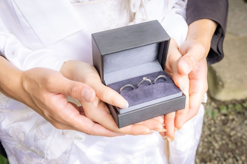 大切な指輪も欠かせません